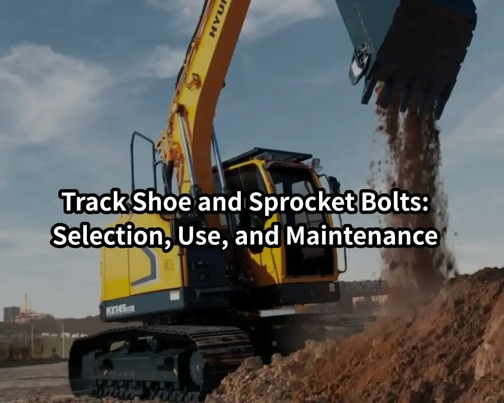 Track shoe and sprocket bolts: selection, use, and maintenance