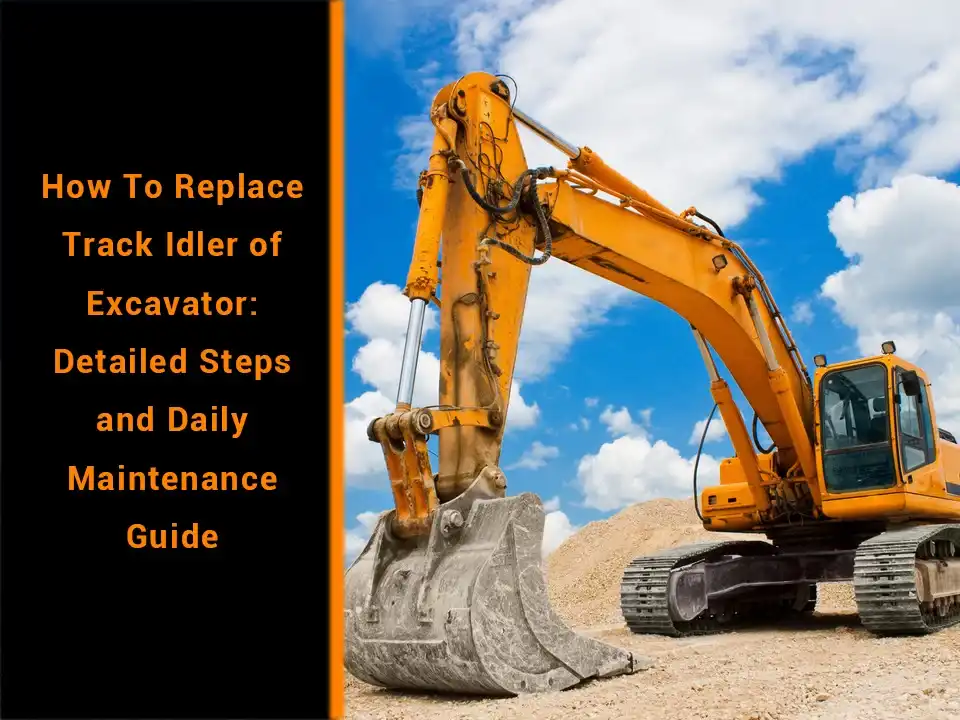 How to replace track idler of excavator: detailed steps and daily maintenance guide