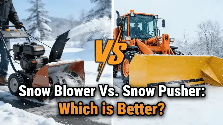 Snow blower vs. snow pusher: which is better?